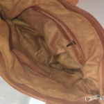 Quirvow Moroccan Leather Tote Bag – Genuine Leather, Zip Top, Shoulder Tote, Tan - Image 4