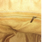 Quirvow Moroccan Leather Tote Bag – Genuine Leather, Zip Top, Shoulder Tote, Tan - Image 2