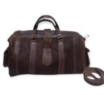 Quirvow Moroccan Leather Travel Bag – Handcrafted Genuine Leather, Brown - Image 5