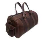 Quirvow Moroccan Leather Travel Bag – Handcrafted Genuine Leather, Brown - Image 4