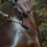 Quirvow Moroccan Leather Duffel Bag - Brown Full Grain - 22 Inch - Image 7